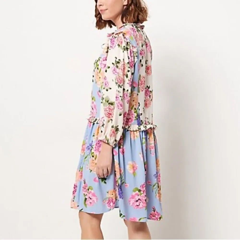 Tolani Collection Ruffle Trim Long Sleeve Dress - Picture 3 of 4